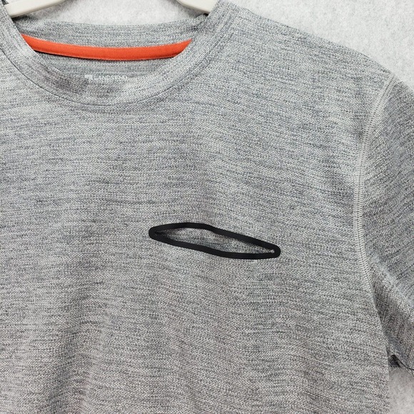 Lands End Sport Active T-Shirt Top Short Sleeve Gray Womens Size Medium - Picture 2 of 10